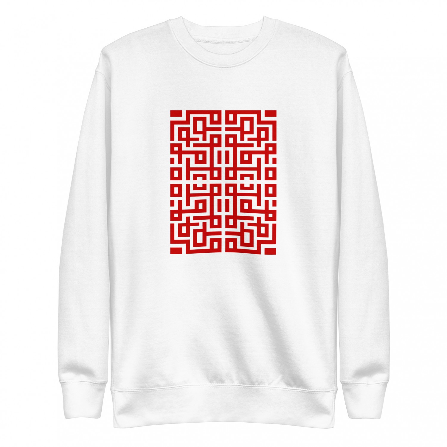 Buy a warm sweatshirt with a Slavic pattern